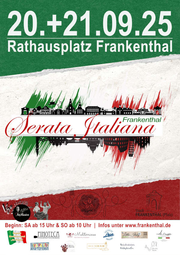 La dolce vita in Frankenthal: Serata Italiana im September 2025