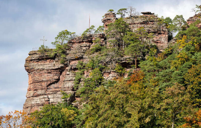 Der Jungfernsprung bei Dahn (Foto: Holger Knecht)