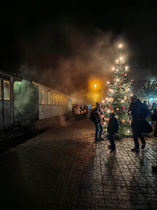 Nikolausfahrt des Kuckucksbähnels (Foto: Eisenbahnmuseum der Pfalz/Thomas Kayser)