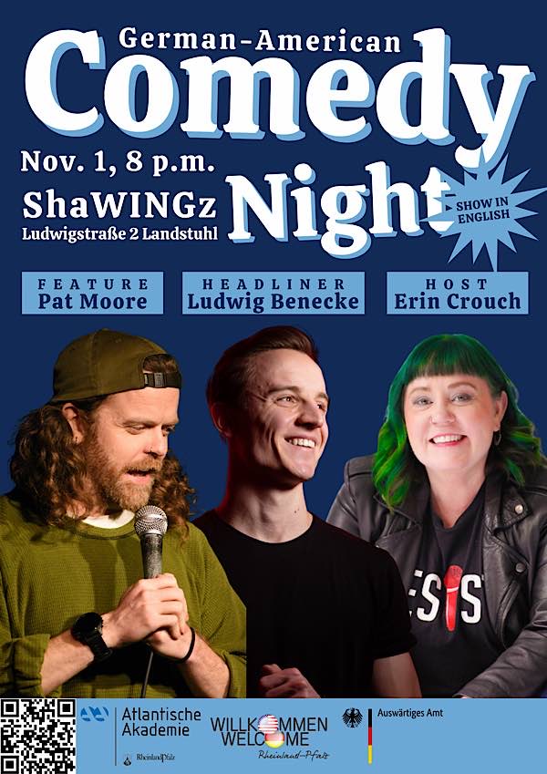German-American Comedy Night im November 2025 in Landstuhl