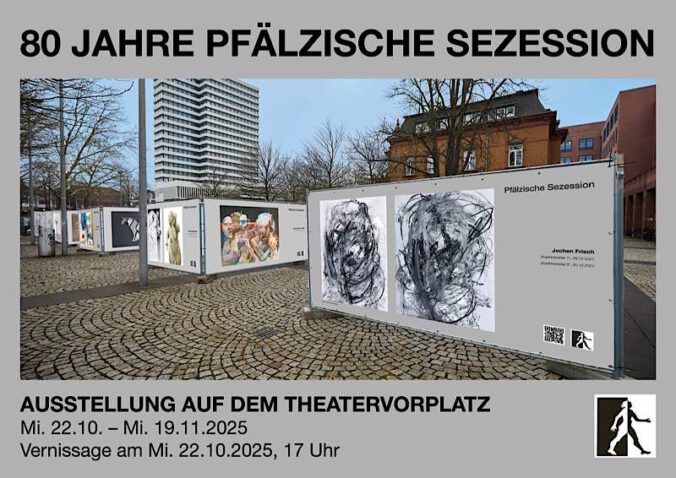 Kunst im Oktober und November 2025 auf dem Theatervorplatz in Kaiserslautern