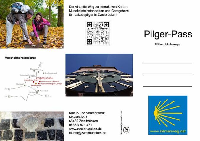 Pilger-Pass für Zweibrücker Jakobspilgerweg
