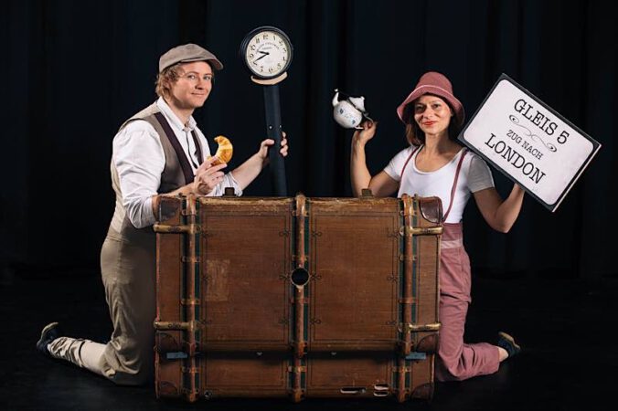 Die Artisten Kira Paas und Anders Jensen (Foto: Jörn Neumann)