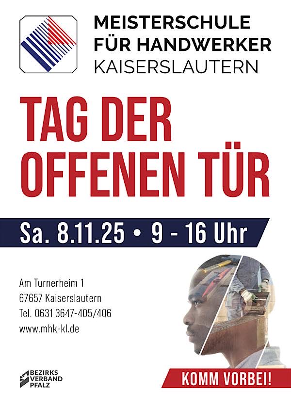 Tag der offenen Tür im November 2025 an der Meisterschule für Handwerker in Kaiserslautern
