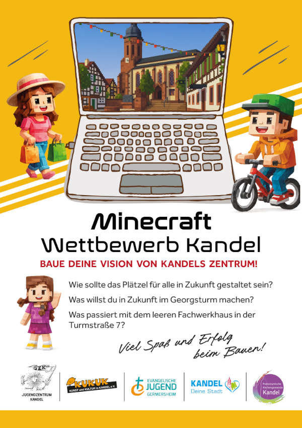 Minecraft Wettbewerb Kandel - "Baue deine Vision von Kandels Zentrum!"