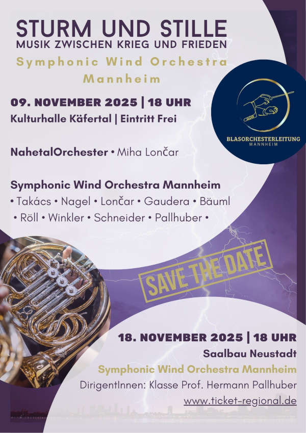 Symphonic Wind Orchestra Mannheim im November 2025 in Neustadt an der Weinstraße