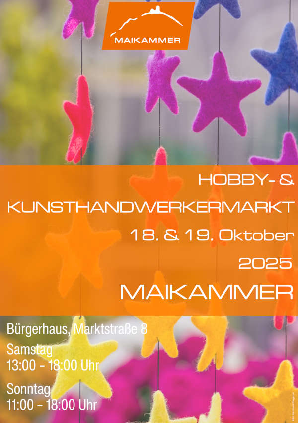 Hobby- und Kunsthandwerkermarkt im Oktober 2025 in Maikammer