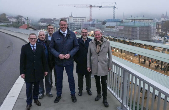 Baustellenbegang mit Ministerpräsident (Foto: Holger Knecht)