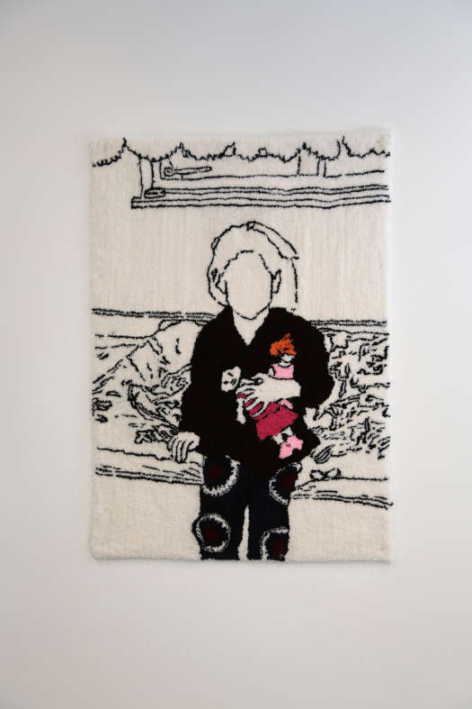 Kübra Ural: Bir kucak mutluluk (Acrylwolle, Tuftingstoff) (Foto: Kübra Ural)