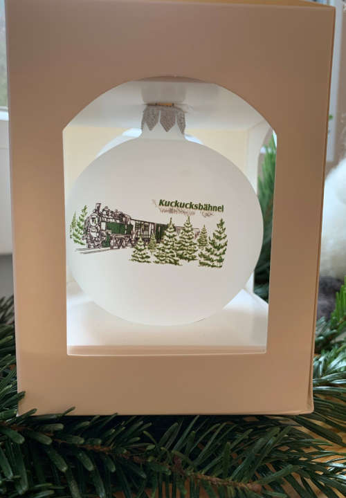 Christbaumkugel Kuckucksbähnel (Foto: Heike Zinsmeister)