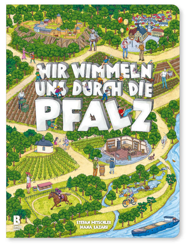 Cover Wimmelbuch Pfalz (Quelle: lipplerbookz)