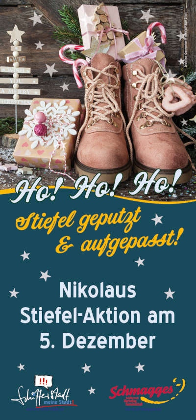 Nikolaus-Stiefel-Aktion für Kinder im Dezember 2025 in der Schifferstadter Innenstadt