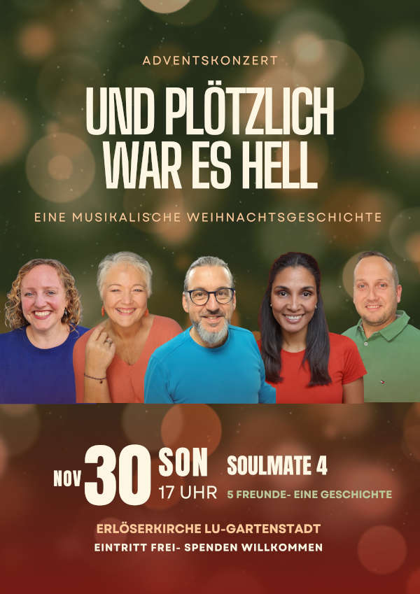 „Und plötzlich war es hell“ im November 2025 in der Erlöserkirche Ludwigshafen