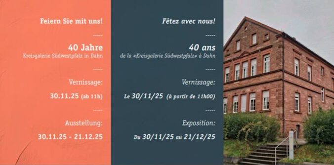 Jubiläumsausstellung “40 Jahre Kreisgalerie Dahn“ im November und Dezember 2025