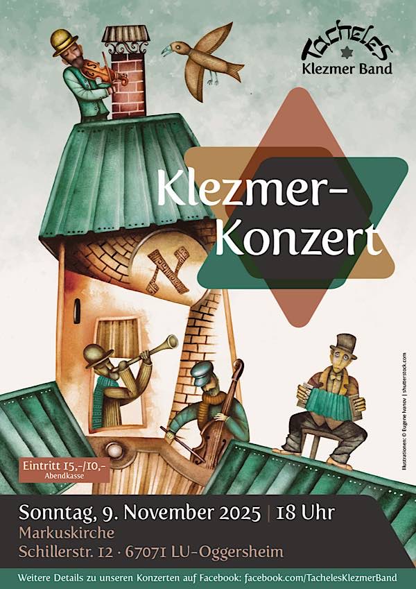 Tacheles Klezmerband: Konzert in LU-Oggersheim