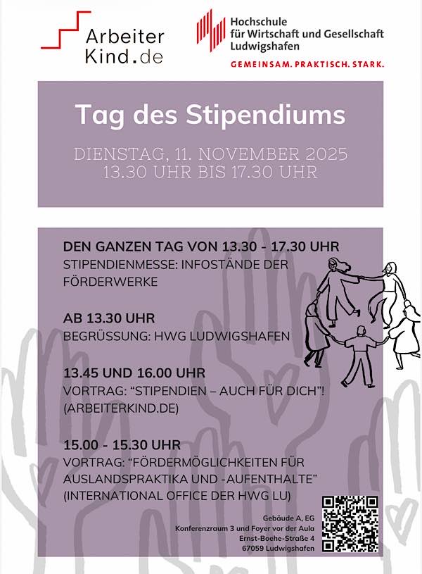 Tag des Stipendiums im November 2025 an der HWG Ludwigshafen