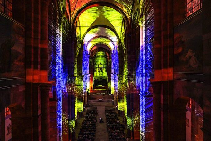 Der Dom als Licht- und Klangraum © Dommusik Speyer, Foto: Klaus Landry