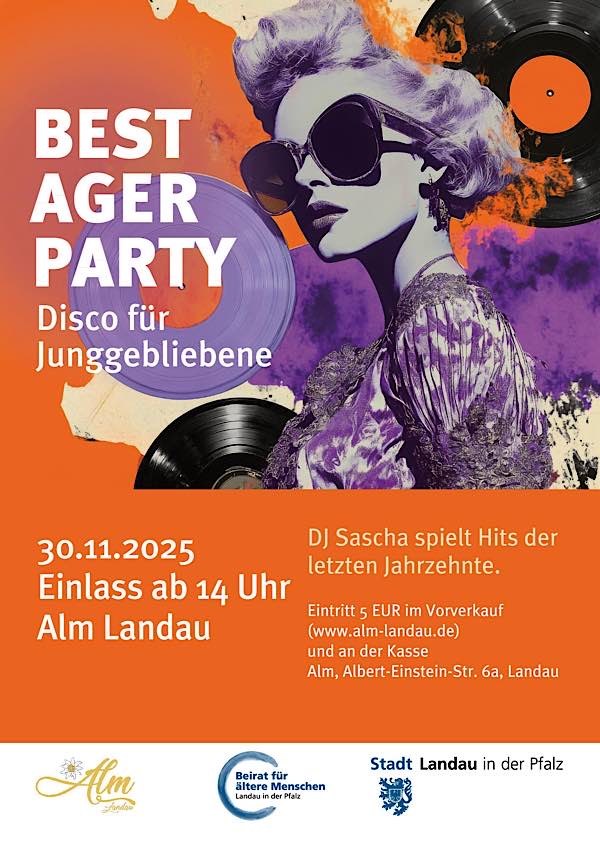 Best Ager-Party im November 2025 in Landau