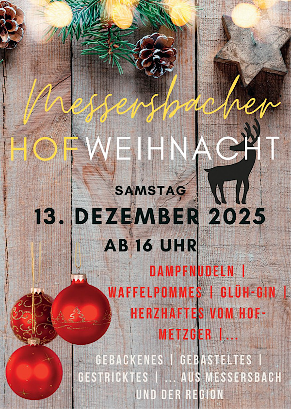 Messersbacher HofWeihnacht im Dezember 2025