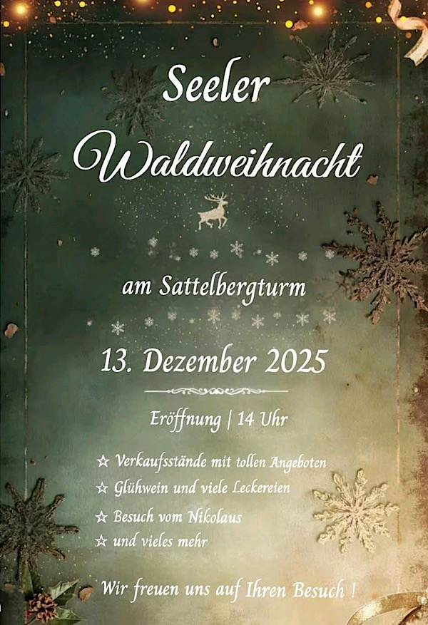Seeler Waldweihnacht im Dezember 2025