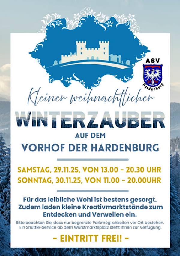Kleiner weihnachtlicher Winterzauber im November 2025 in Bad Dürkheim
