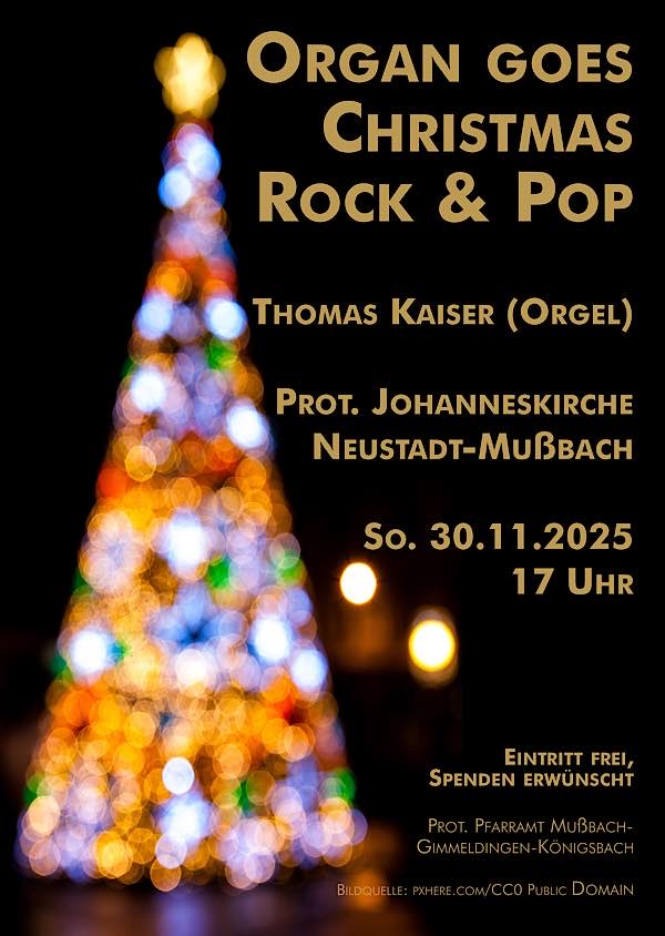 Organ goes Christmas Rock & Pop