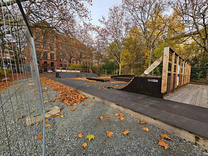 Die Skatebahn am ASG ist derzeit für den Betrieb gesperrt. Sie soll bis zum Frühjahr ertüchtigt werden. (Foto: Stadt Kaiserslautern)