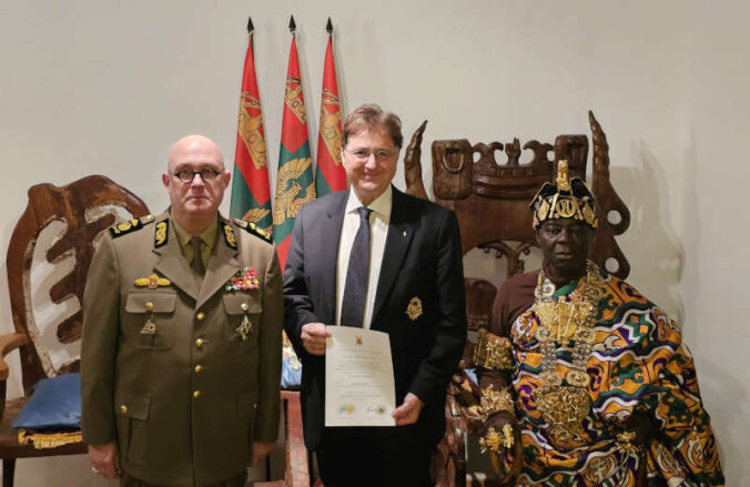 Martin Wiegand, MIchael Landgraf und König Bansah