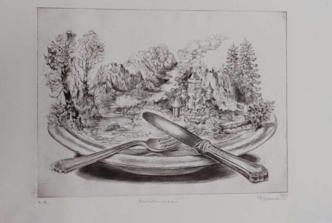 Hermann Hoormann - Touristenmenü 1980 (Foto: Hoormann-Haus/Annika Treiber)