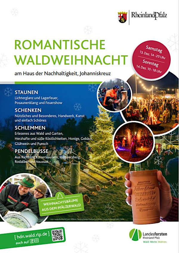 Romantische Waldweihnacht im Dezember 2025 in Johanniskreuz