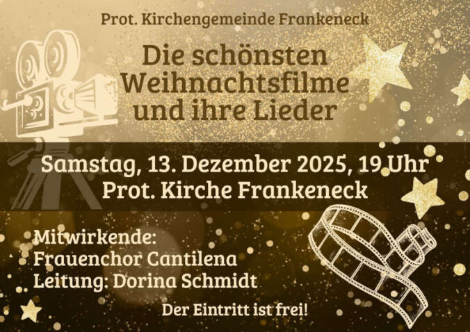 Die schönsten Weihnachtsfilme und ihre Lieder im Dezember 2025 in Frankeneck