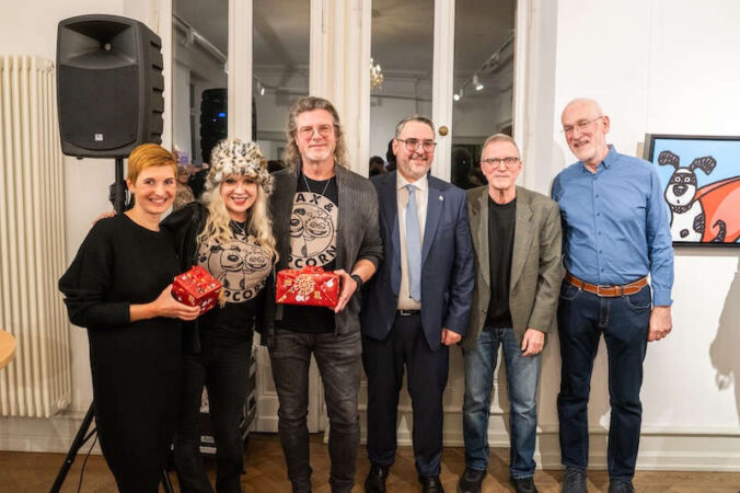 Ausstellungseröffnung (Foto: Stadtmarketing Neustadt/Daniel Löwedey)