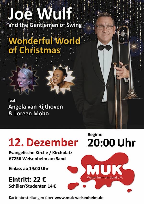 Joe Wulf und seine Gentlemen of Swing im Dezember 2025 in Weisenheim am Sand