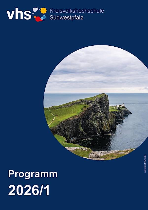Neues Programmheft der Kreisvolkshochschule Südwestpfalz für das Semester 2026/1 erschienen