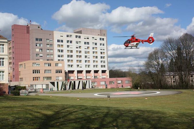 Impression der DRF Luftrettung am Städtischen Krankenhaus Pirmasens