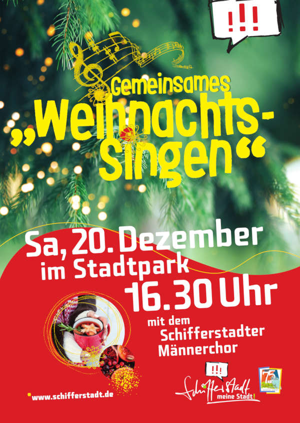 Erstes gemeinsames Weihnachtssingen im Dezember 2025 im Stadtpark Schifferstadt