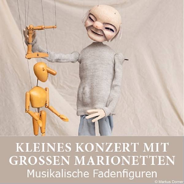 Kleines Konzert mit großen Marionetten im Januar 2026 in Bolanden