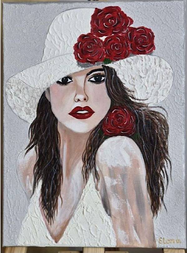 Frau mit Hut (Foto: Elena Trionska-Hattab)