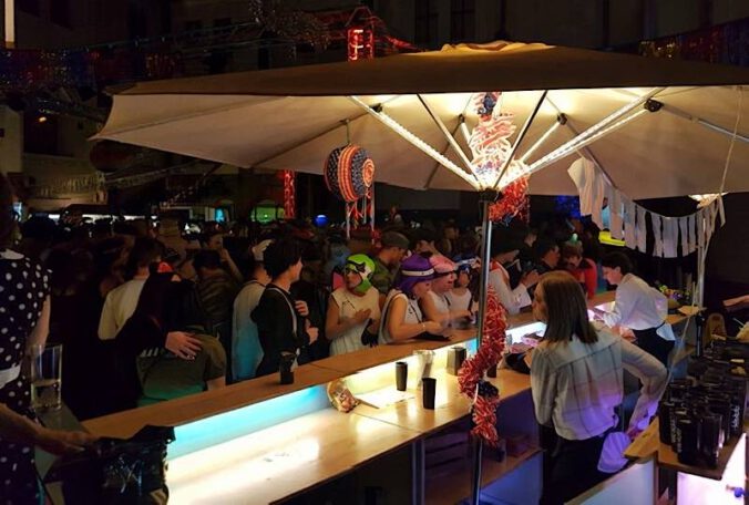 Faschingsparty im Museumsforum (Bildnachweis: Historisches Museum der Pfalz, Foto: Privat)