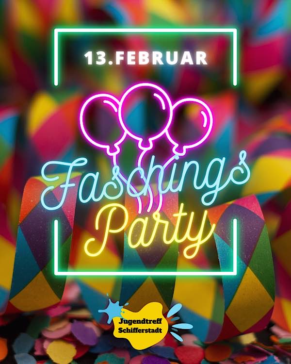 Faschingsparty im Februar 2026 im Jugendtreff Schifferstadt