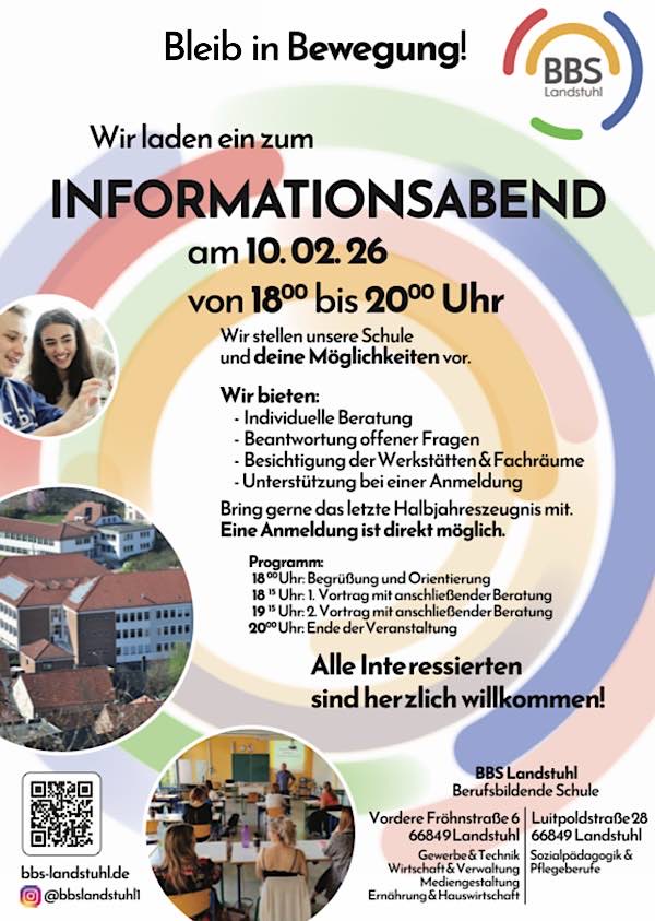 Informationsabend im Februar 2026 in der BBS Landstuhl