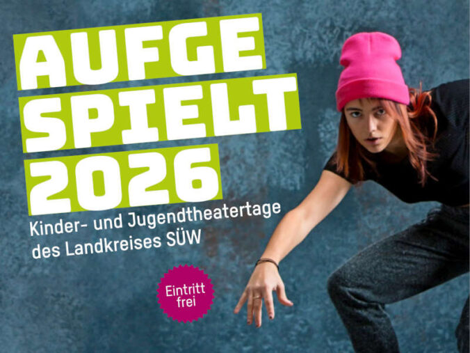 AUFGESPIELT 2026: Kinder- und Jugendtheatertage im März 2026 in Herxheim-Hayna