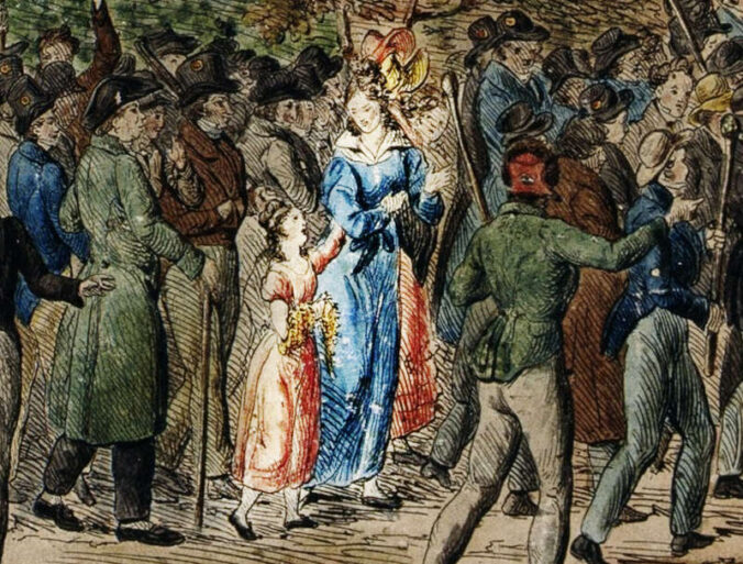 Festzug zum Hambacher Schloss (Foto: Historisches Museum der Pfalz, Speyer)