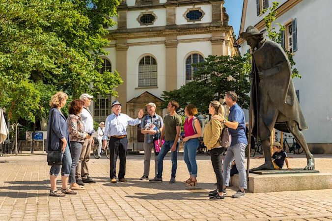Stadtführung in Speyer (Foto: Pfalz Touristik, Dominik Ketz)