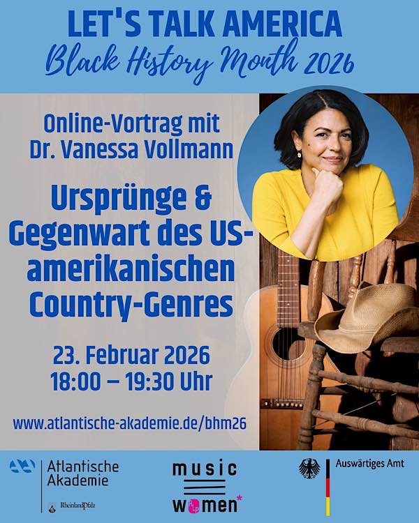 Online-Vortrag zum Black History Month im Februar 2026