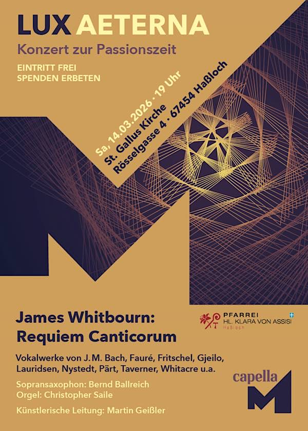 Musik zur Passionszeit im März 2026 in Haßloch