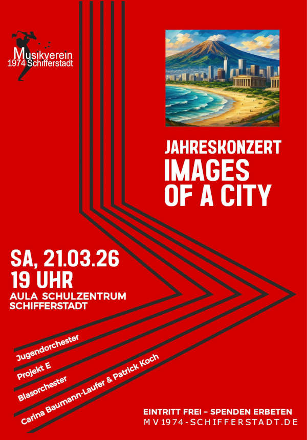 Musikverein Schifferstadt - "Images of a city" im März 2026 in Schifferstadt