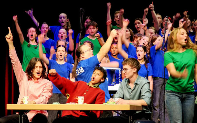 Fünf Tage wird intensiv geprobt, ehe "Mose" in Pirmasens und Ludwigshafen aufgeführt wird. (Foto: Johannes Sinn)