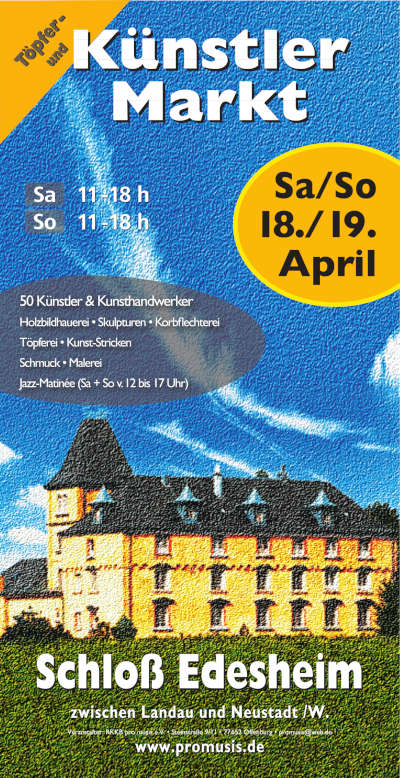 27. Töpfer- und Künstlermarkt im April 2026 in Edesheim