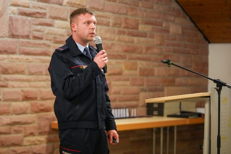 VG-Jugendfeuerwehrwart Yannik Munzinger (Foto: Holger Knecht)